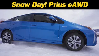 Is 7 HP Enough? | Prius aAWD System In The Snow