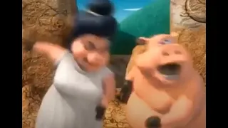 Back at the Barnyard - Pig Gets Slapped