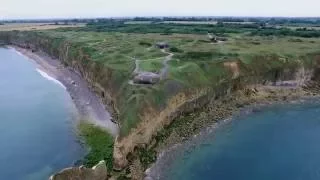 Pointe du Hoc, Normandy - 4K drone video - OKMediaProducties