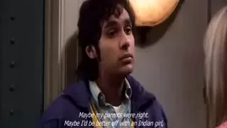 Raj thinking in Hindi-The Big Bang Theory funniest jokes 3