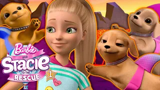 Trawa to lawa! Przygoda Barbie i Stacie! | Klip | „Barbie: Stacie na ratunek”!