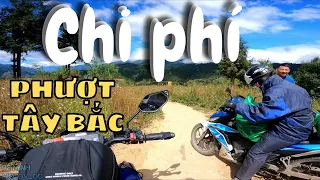 Chi phí phượt bụi Tây Bắc trong 10 ngày | Lê Minh Motovlog