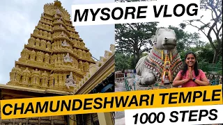Chamundeshwari Temple Mysore 2021 | 1000 steps | Mysore Travel Vlog | Places to visit near Bangalore