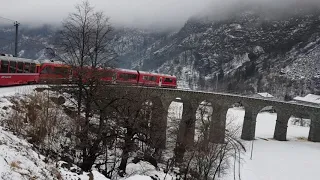 Bernina Express Winter Albula Line