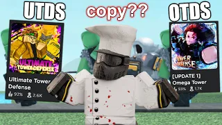 did these games COPY TDS..? | ROBLOX