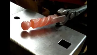 forging a rope twist & ball end