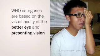 Global Blindness course: Defining visual impairment