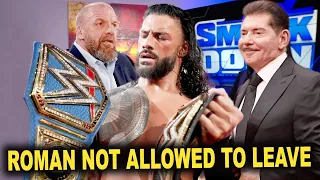 This Is Sad...Roman Reigns Wants To Leave WWE But Vince McMahon Refuses Release Request Leaked!