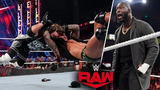 Randy Orton Attacks Aj Style And Omos WWE RAW 10/11/2021 Highlights