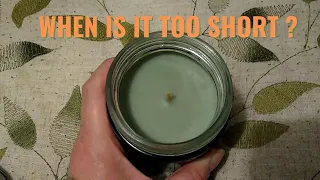 Candle wick trim length ...When is the wick too long or too short? | Candle Care