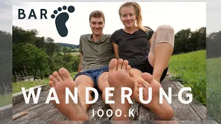 13 km Barfuß-Wanderung, Challenge, 1000k