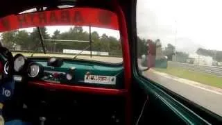 Abarth 1000 TC Zolder 2014 onboard  WOW !