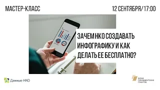 Мастер-класс "Зачем НКО создавать инфографику и как делать ее бесплатно?"