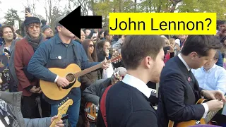 Now And Then-John Lennon's 43rd Memorial at Strawberry Fields, NYC. 12/08/23