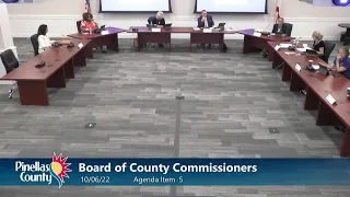 Board of County Commissioners Work Session/Agenda Briefing 10-6-22