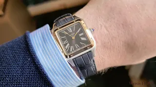 Cartier “n°14 bis” Santos Dumont wrist-roll and hands-on