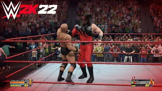 WWE 2K22 - Kane vs Steve Austin, RAW IS WAR