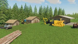 We traded tractors and got a bulldozer to make new fields | Back in my day 8 | Farming simulator 19