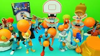 2021 SPACE JAM A NEW LEGACY set of 14 McDONALD'S HAPPY MEAL MOVIE COLLECTIBLES VIDEO REVIEW