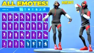 *NEW* IKONIK SKIN SHOWCASE WITH ALL FORTNITE DANCES & NEW EMOTES! (Samsung Exclusive Skin)