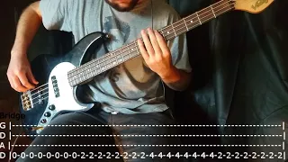 Three Days Grace - I Hate Everything About You Bass Cover (Tabs)