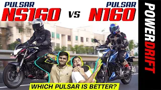 Pulsar NS160 vs Pulsar N160 : The better Pulsar is? | PowerDrift