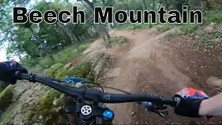 Beech Mountain, NC Downhill Mountain Biking 2019 blue trail run