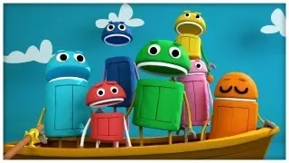 "Row Your Boat" Classic Songs by StoryBots | Netflix Jr
