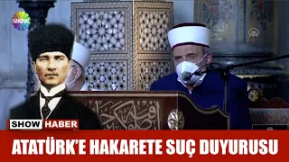 Atatürk'e hakarete suç duyurusu