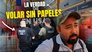 LO que NADIE te había CONTADO sobre  si se PUEDE VOLAR SIN PAPELES EN USA 🇺🇲 ¡¡CUIDADO!!