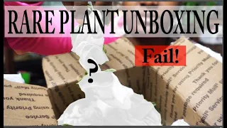 RARE Plant Unboxing | Hoya Compacta Carnosa Variegata | FAIL Plant Haul