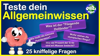 Quiz Allgemeinwissen #2 - Lernvideo, das musst du wissen! Quiz deutsch, Rätsel zum Lösen