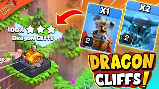 Dragon Cliffs Attack Strategy 2022 | Dragon Cliffs Level 2 Attack | Clash of Clans - CoC