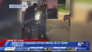 Man charged with burglary at Knoxville hemp company