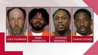 When did the Bibb County sheriff notify schools about 4 escaped inmates? | Bibb County Jailbreak