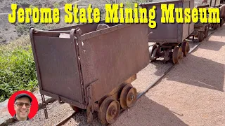 Jerome State Historic Park Mine Museum 😃  Copper Mining Old West Town part 1 of 2  #museum #tourism