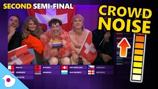 LIVE audience reaction | Qualifiers reveal | 2nd Semi-Final | Eurovision 2024