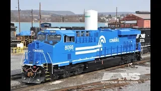 Freight Train Documentary ConraiL 2018 working on the railroad