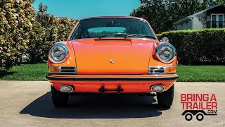 Driving a 1968 Porsche 911 in outstanding condition