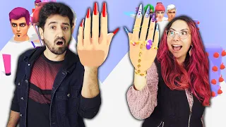 MÃO FEIA vs MÃO BONITA no Hand Evolution Runner