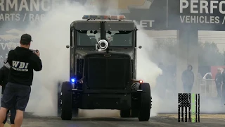 4,000HP rat rod PETERBILT BIG RIG SEMI shows off at the Ultimate Callout Challenge