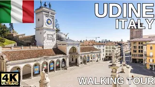 Udine, Italy 4K - Walking Tour of the Ancient City - With Subtitles