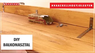 DIY balkonasztal | #HAAZKELLHOGYJOLEGYEN