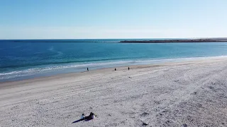 Drone Footage of Wrightsville Beach, North Carolina - February 2022