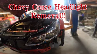 2016-2019 Chevrolet Cruze Headlight Assembly Removal!!