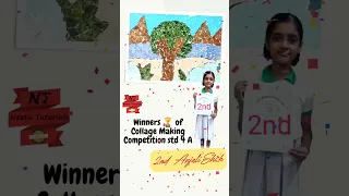 Winners 🏆 of Collage Making Competition std 4 A || Neeta Tutorials