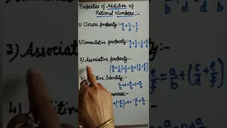 Commutative property of addition rational numbers|Shorts|