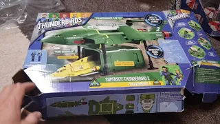 itv Thunderbirds 90295 supersize Thunderbird 2 and 4 with sound effects