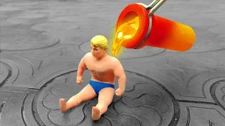 Experiment: Lava Vs Stretch Armstrong