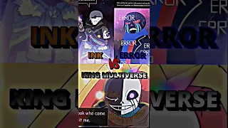 Ink and Error vs king multiverse | 2v1 | #edit #sansau #undertaleau #kingmultiverse #alphatale